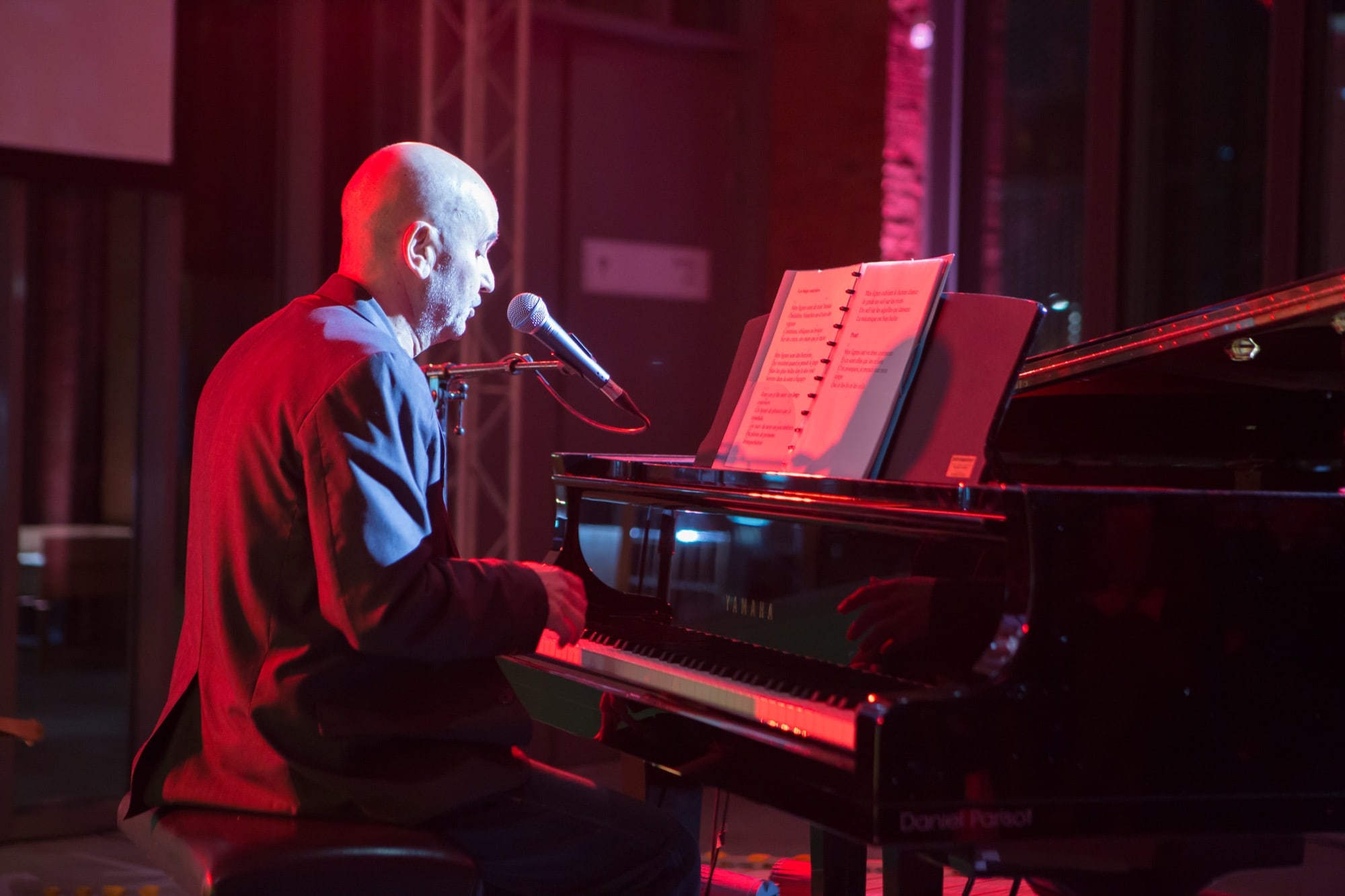 pianiste en train de jouer